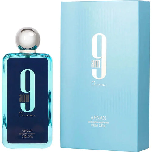 9 AM Dive Eau de Parfum 3.4 oz unisex — bottle with box