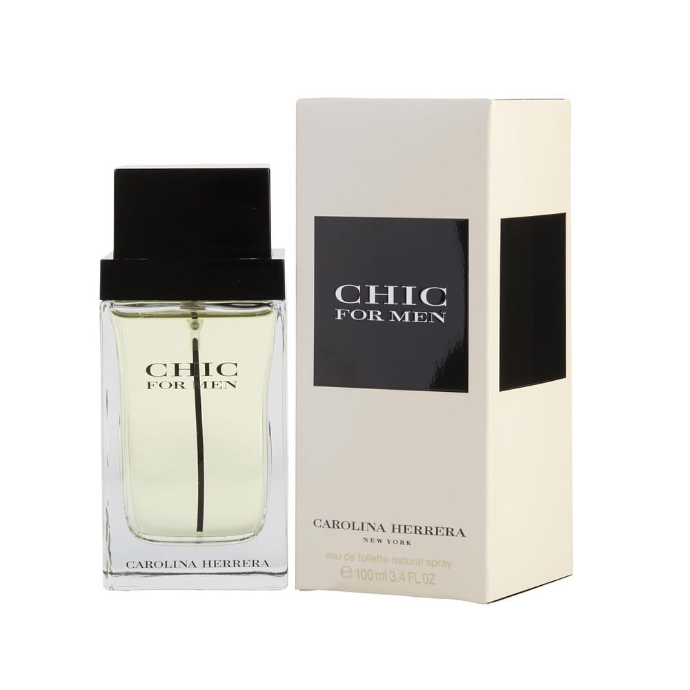 Carolina Herrera Chic Eau de Toilette 3.4 oz for Men