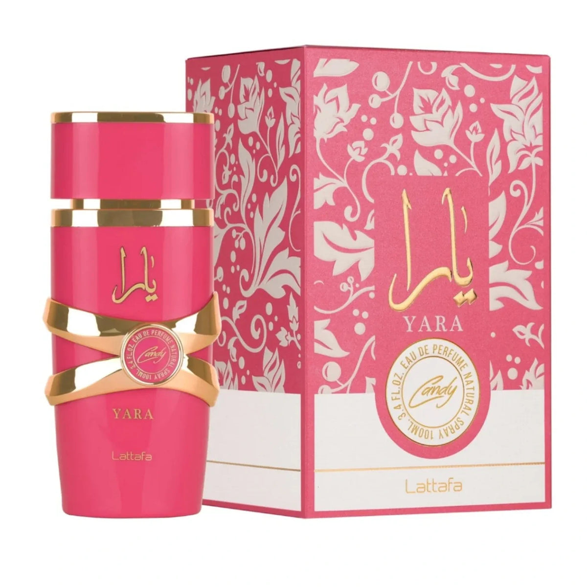 Yara Candy 3.4 oz EDP for women — bottle with box